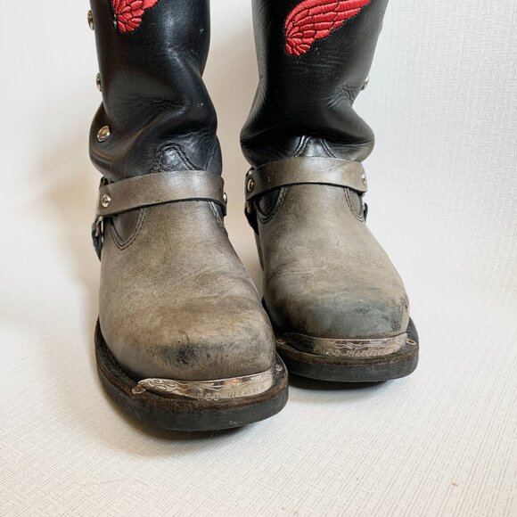 Red Wing Leather Biker Boots – Size 7 US /37,5 EUR - Picture 4 of 8